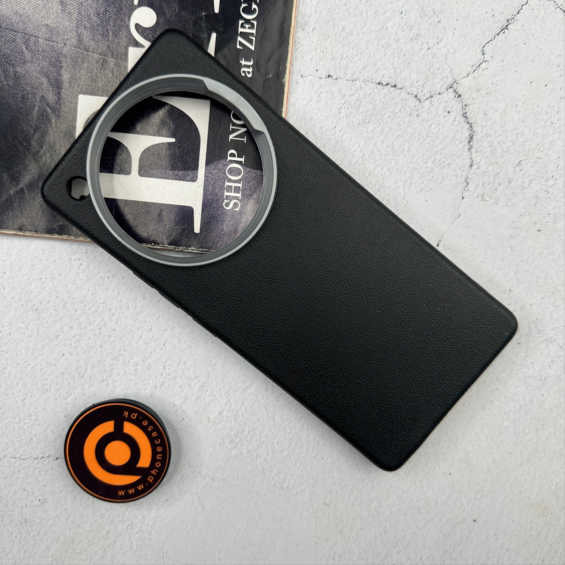 Infinix Zero 40 - Soft Leather Texture Slim TPU Case