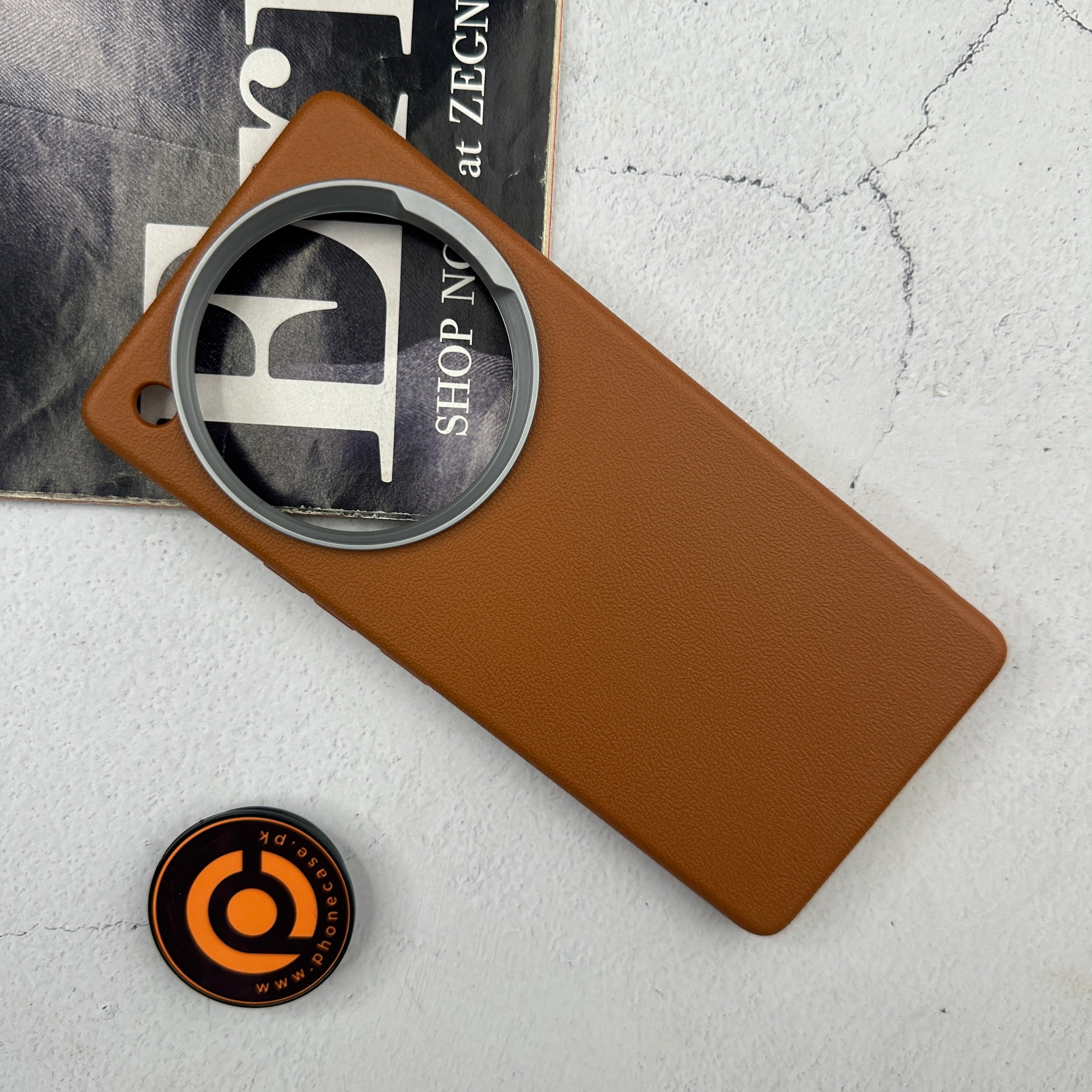 Infinix Zero 40 - Soft Leather Texture Slim TPU Case