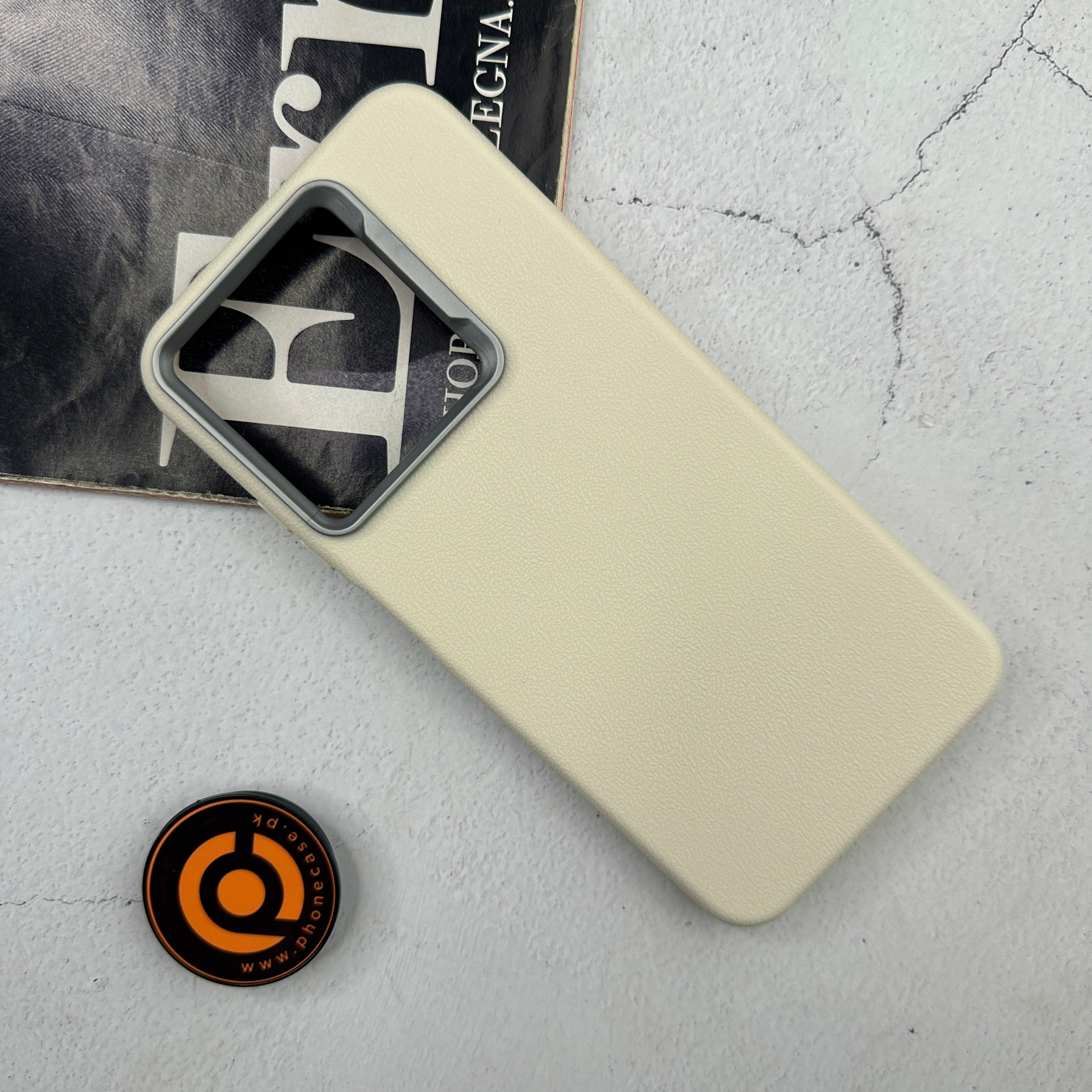 Infinix Hot 50i/ Smart 9 - Soft Leather Texture Slim TPU Case