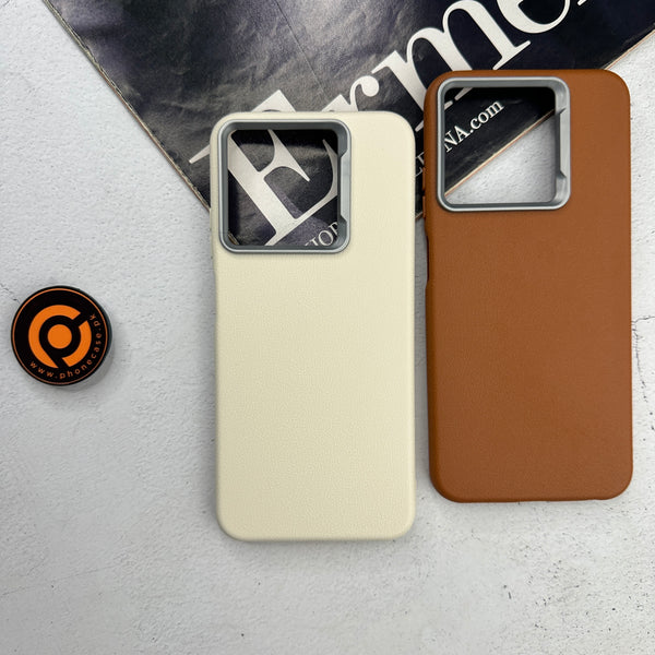 Infinix Hot 50i/ Smart 9 - Soft Leather Texture Slim TPU Case