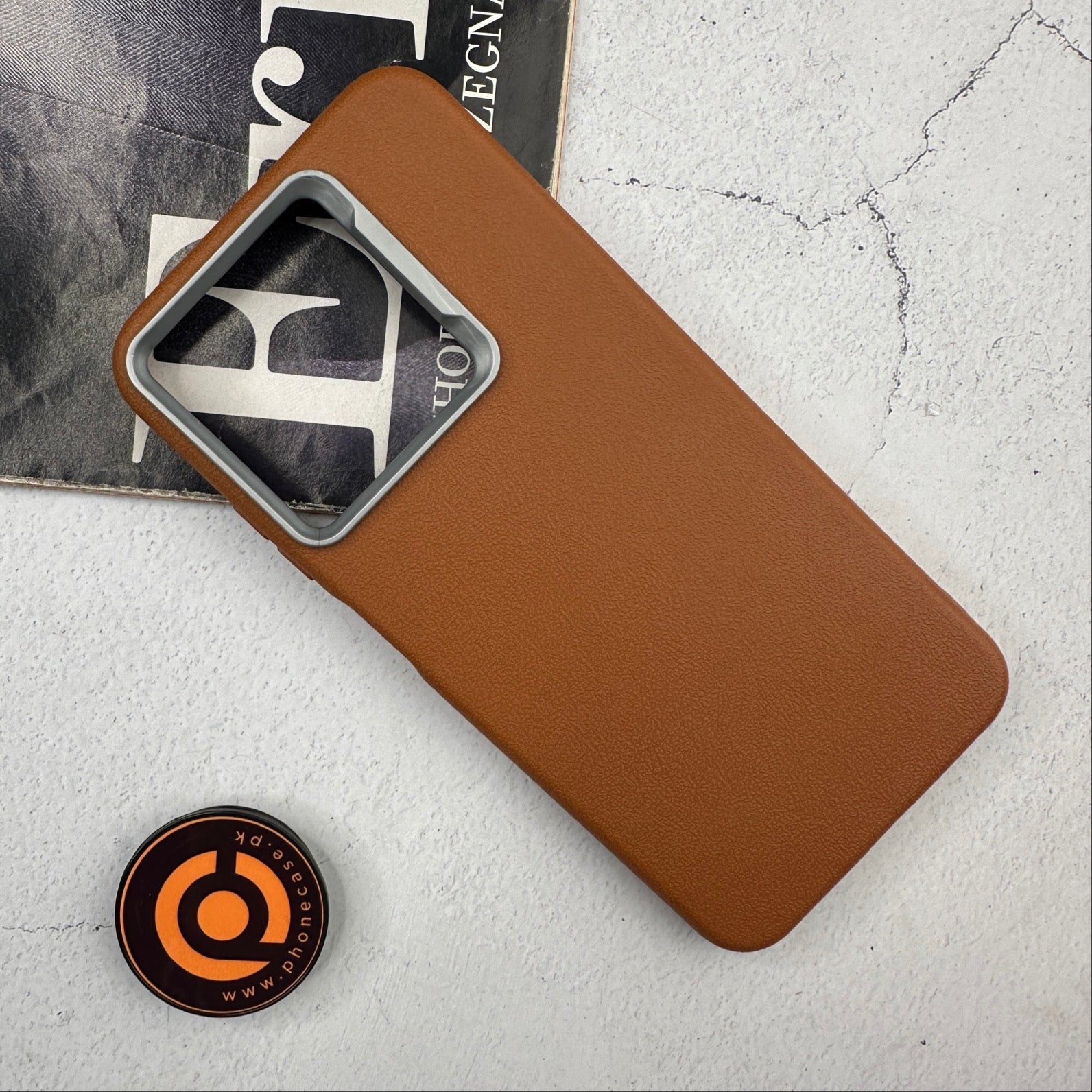 Infinix Hot 50i/ Smart 9 - Soft Leather Texture Slim TPU Case