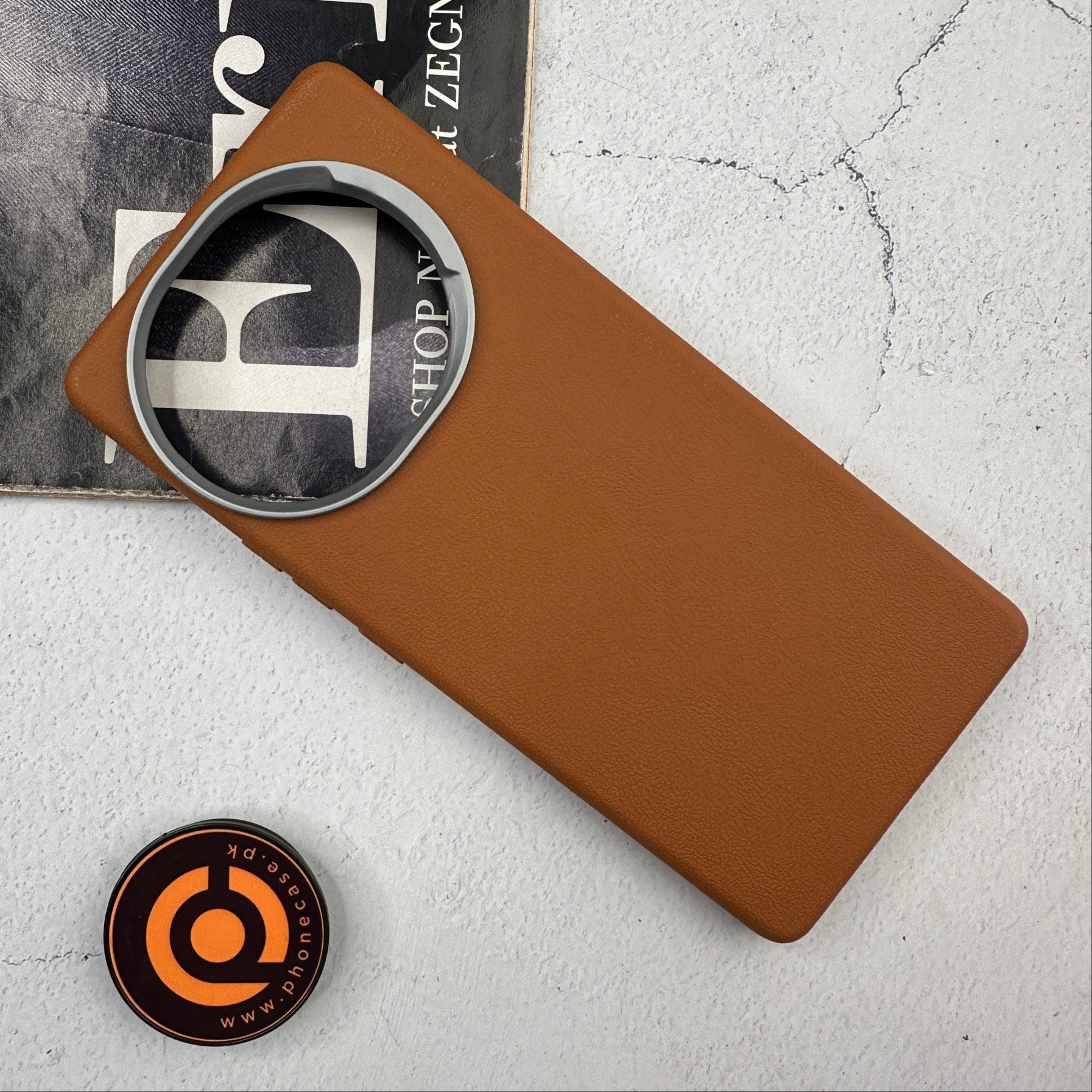Tecno Camon 30s - Soft Leather Texture Slim TPU Case