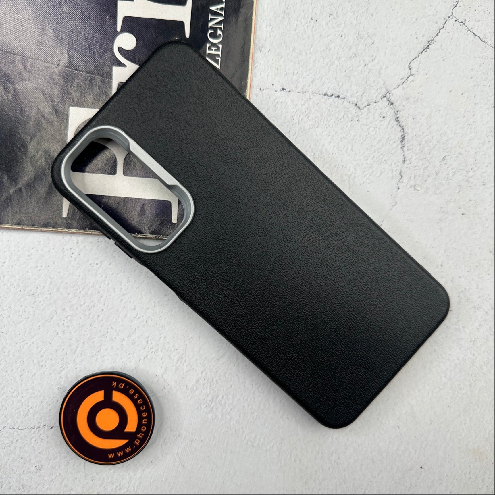 Samsung Galaxy A16 - Soft Leather Texture Slim TPU Case