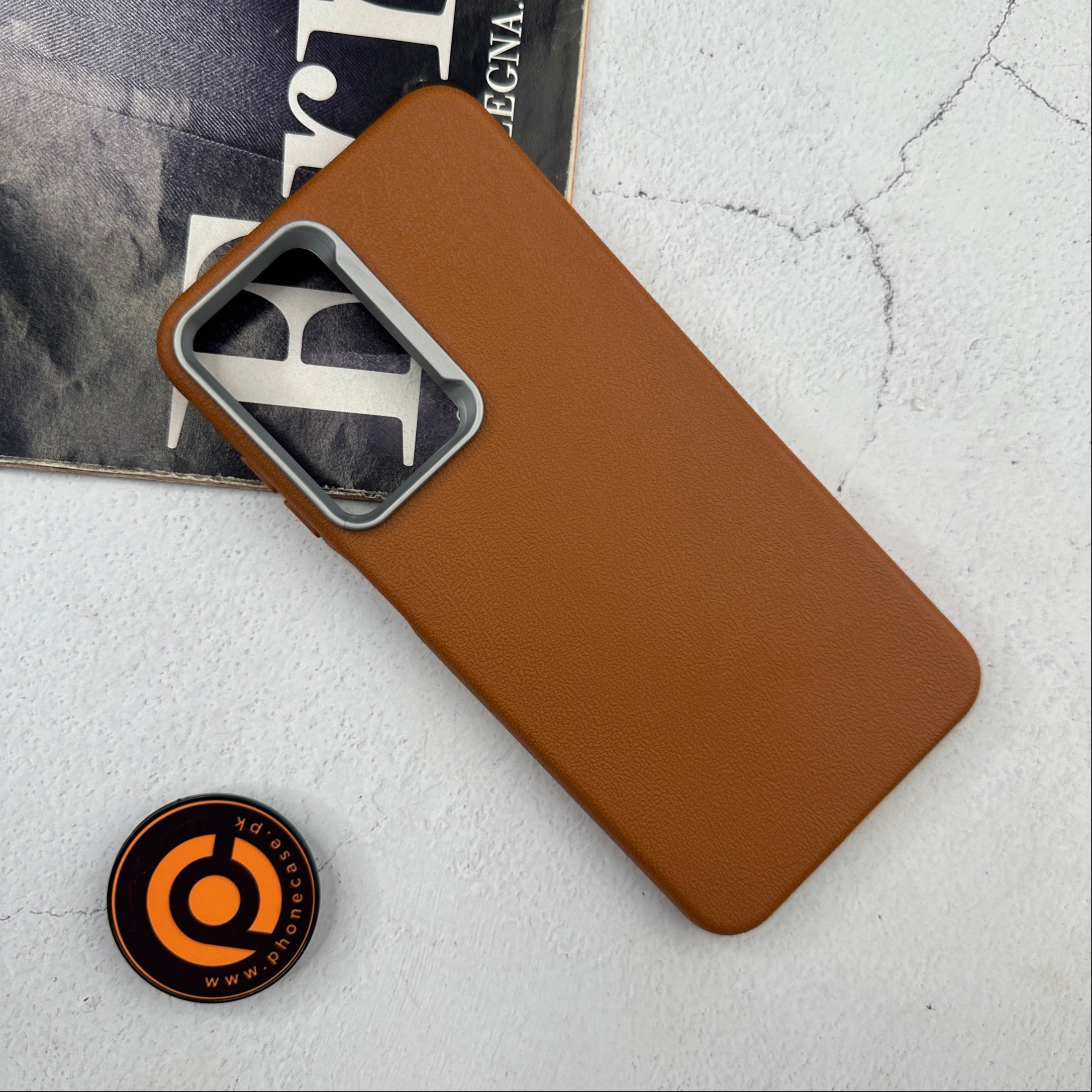 Samsung Galaxy A26 5G - Soft Leather Texture Slim TPU Case