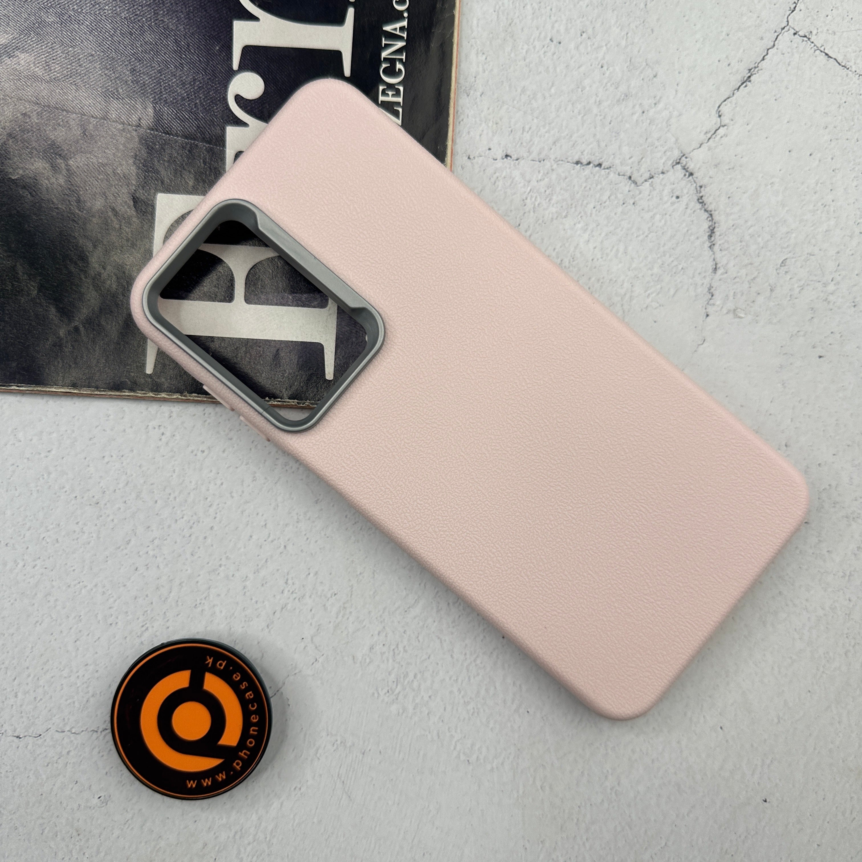 Samsung Galaxy A26 5G - Soft Leather Texture Slim TPU Case
