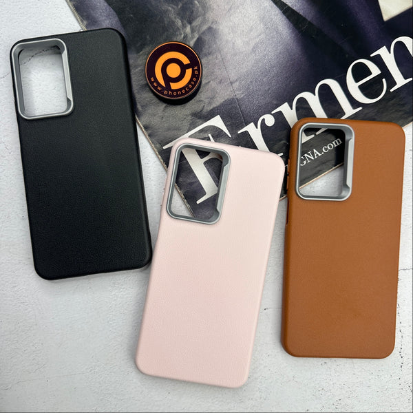 Samsung Galaxy A36 5G - Soft Leather Texture Slim TPU Case