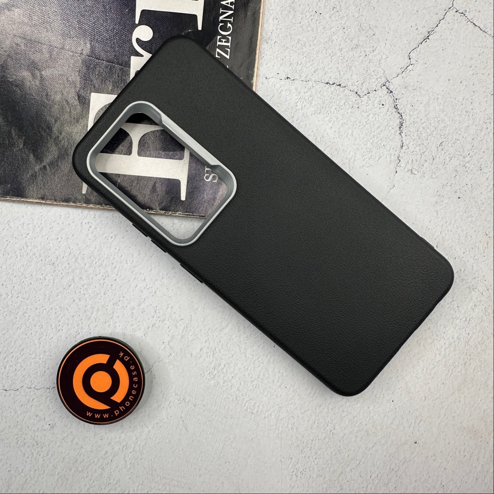 Infinix Hot 50 Pro - Soft Leather Texture Slim TPU Case