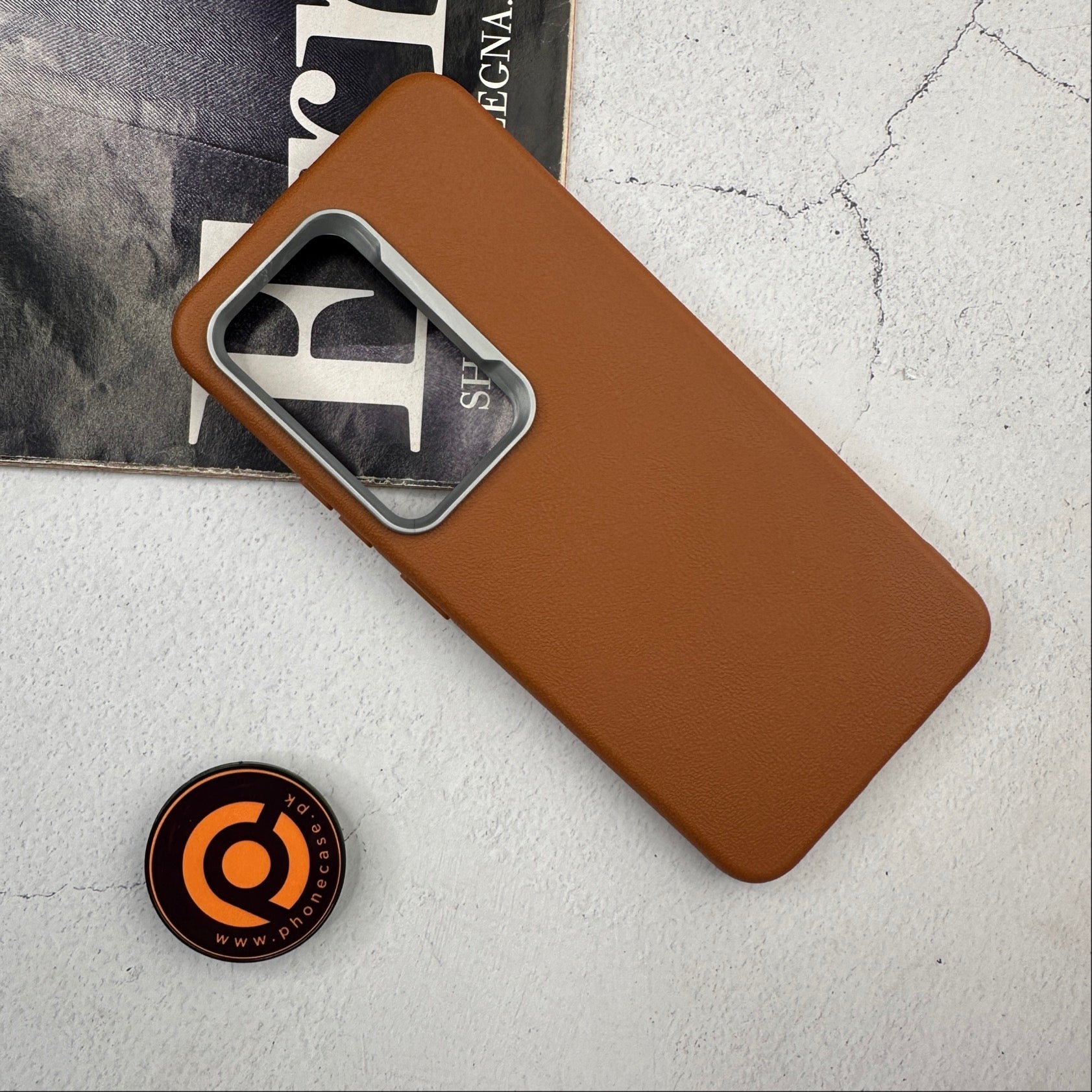 Infinix Hot 50 Pro - Soft Leather Texture Slim TPU Case