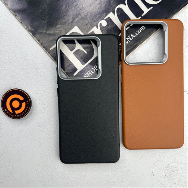 Xiaomi Redmi Note 14 - Soft Leather Texture Slim TPU Case