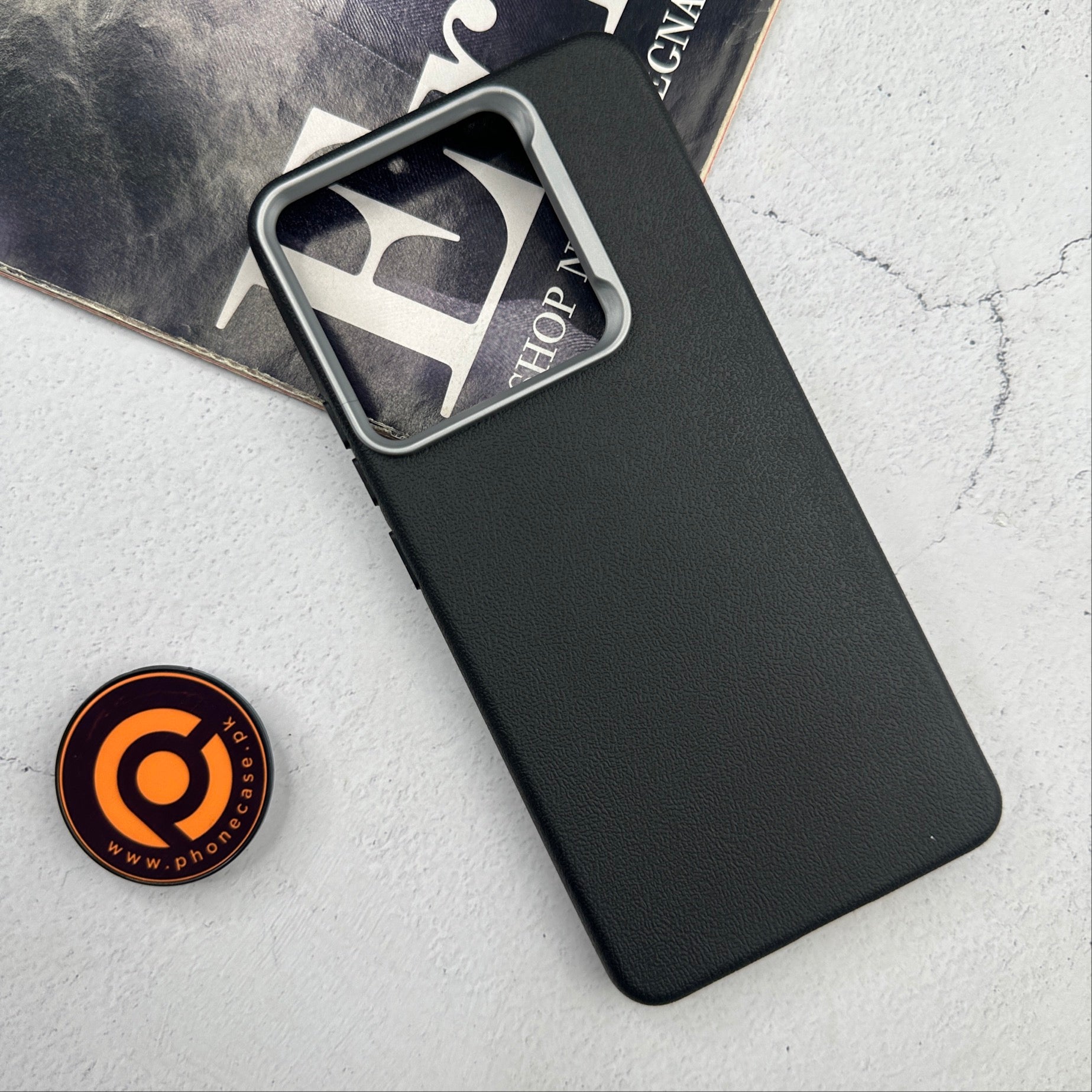 Xiaomi Redmi Note 14 - Soft Leather Texture Slim TPU Case