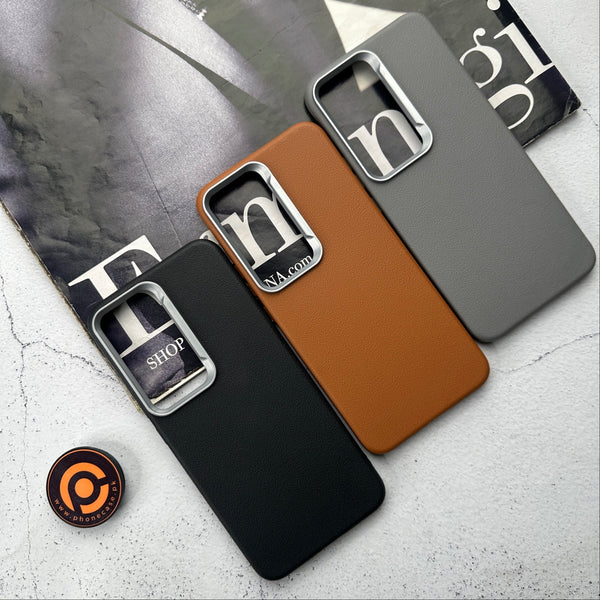 Tecno Spark 40 Pro Plus - Soft Leather Texture Slim TPU Case