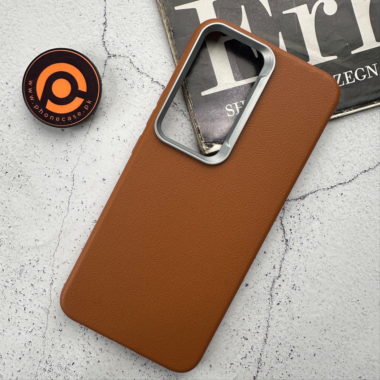 Tecno Spark 40 Pro Plus - Soft Leather Texture Slim TPU Case