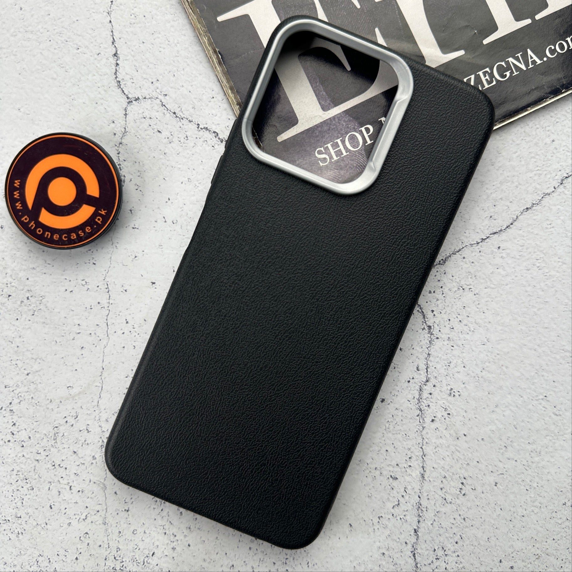 Tecno Spark 40C - Soft Leather Texture Slim TPU Case