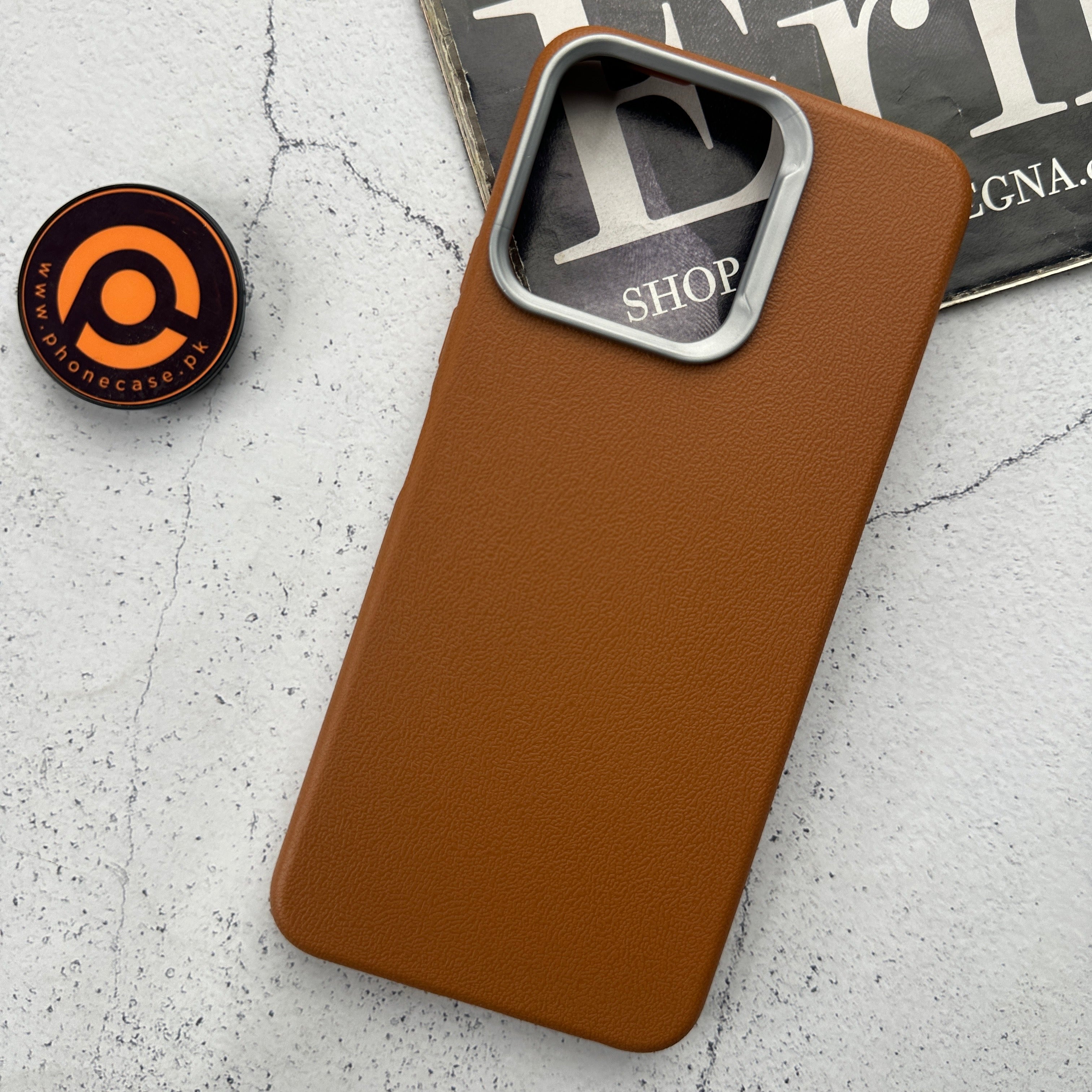 Tecno Spark 40C - Soft Leather Texture Slim TPU Case