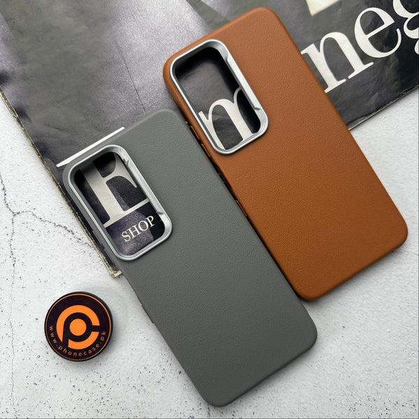 Infinix Hot 60i/ Hot 60 - Soft Leather Texture Slim TPU Case