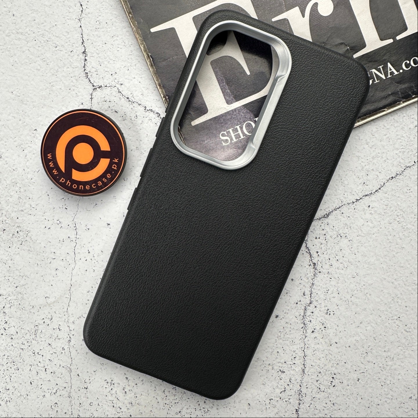 Infinix Hot 60 Pro - Soft Leather Texture Slim TPU Case