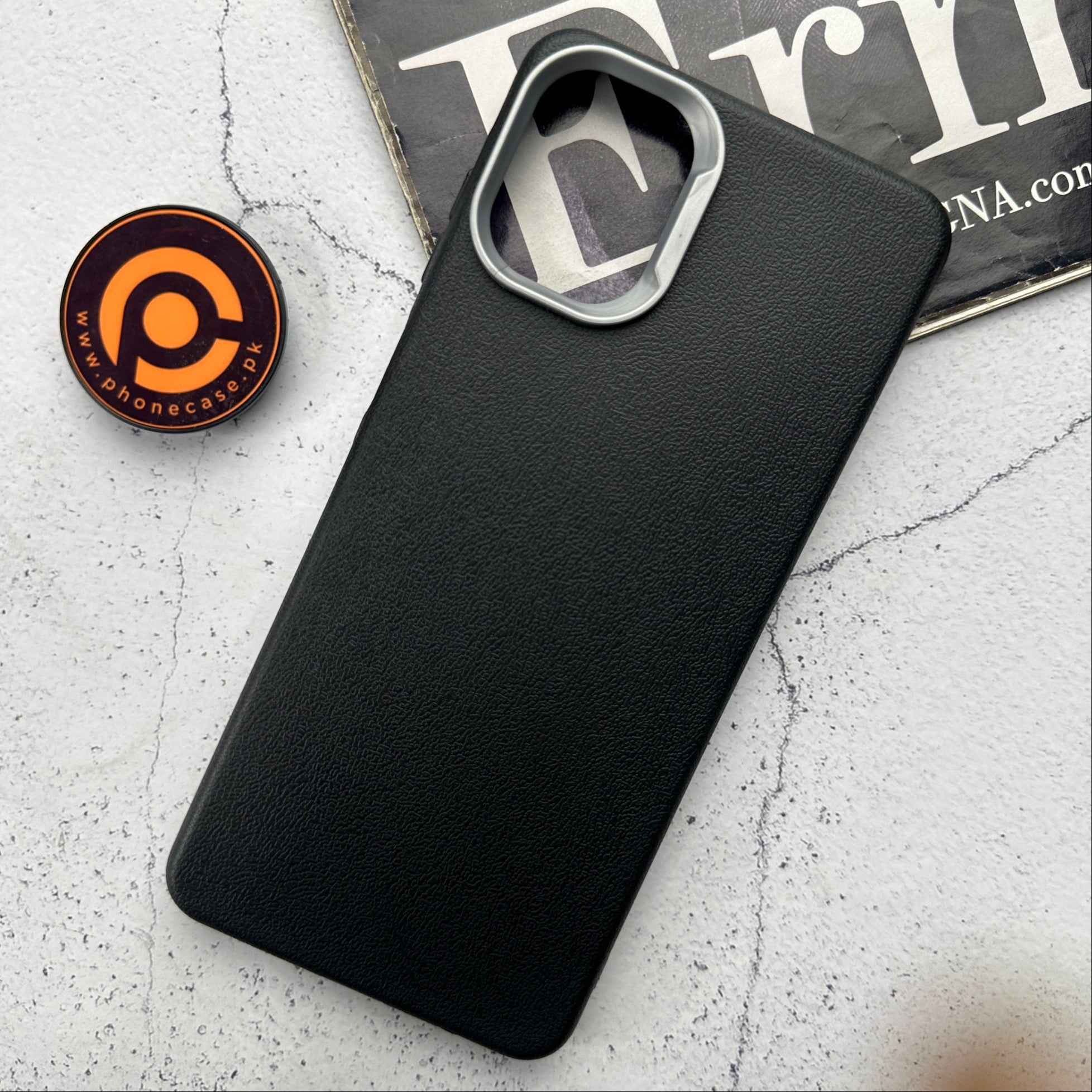 Samsung Galaxy A07 - Soft Leather Texture Slim TPU Case