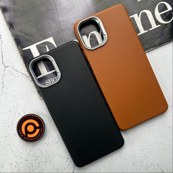 Samsung Galaxy A07 - Soft Leather Texture Slim TPU Case