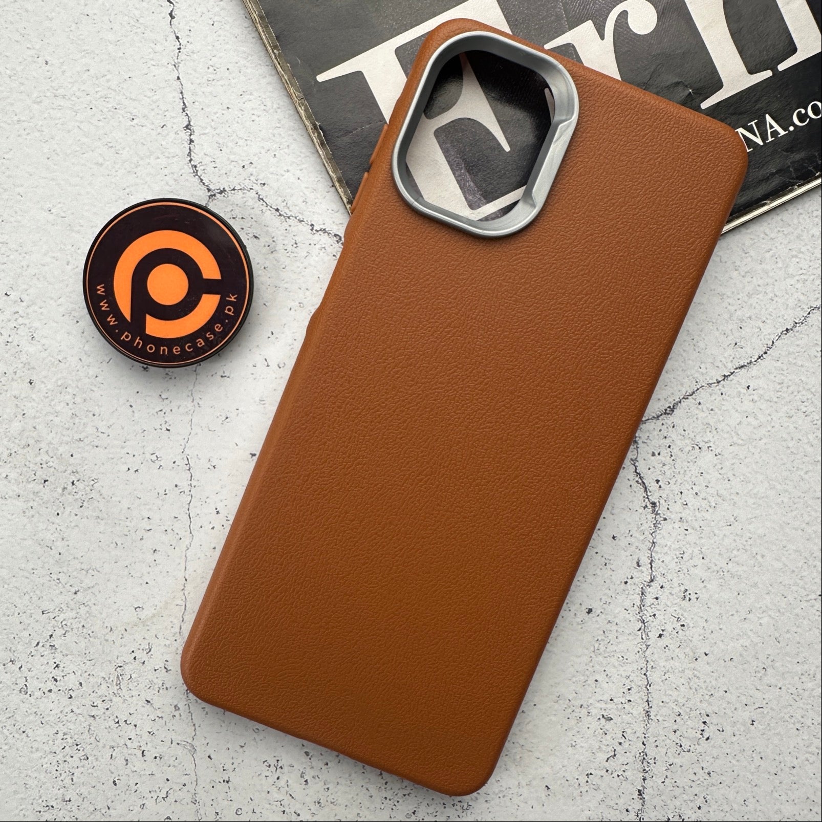 Samsung Galaxy A07 - Soft Leather Texture Slim TPU Case
