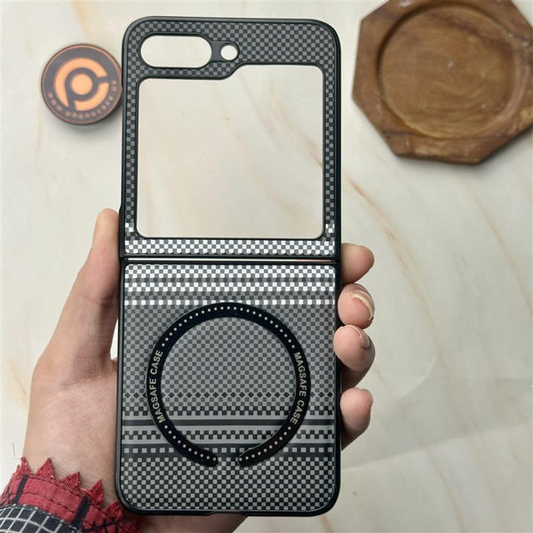 Samsung Galaxy Z Flip 5 - Premium Ultra Light Carbon Fiber Protective Cover