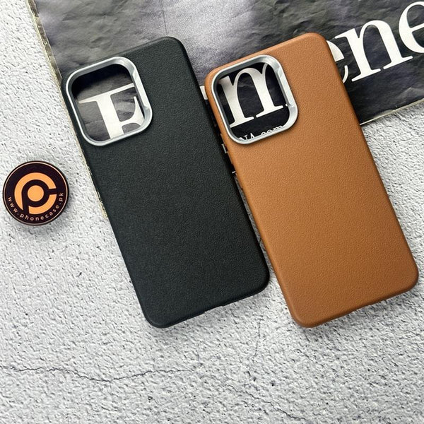 Oppo Reno 14 Pro 5G - Soft Leather Texture Slim TPU Case