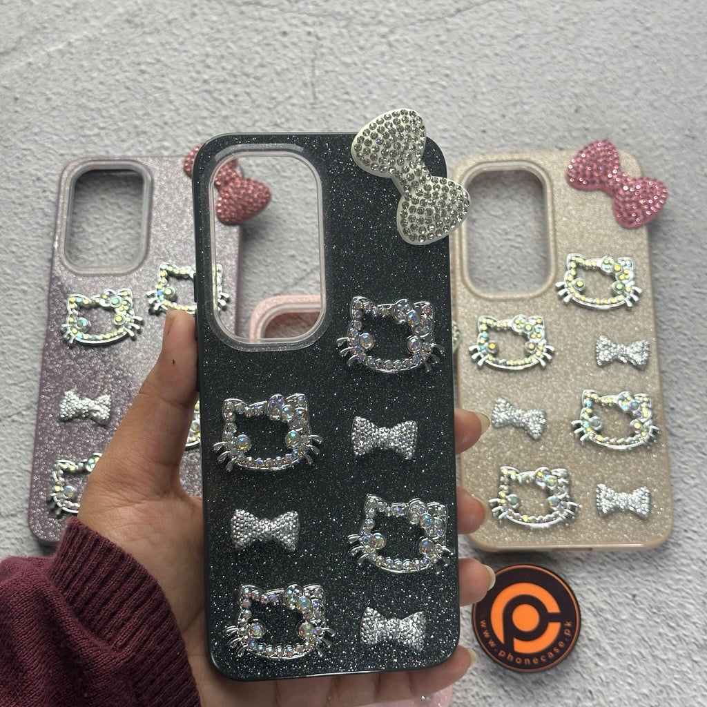 Tecno Spark 40 Pro Plus 4G - Cute Kitty Pookie Glitter Diamond Case