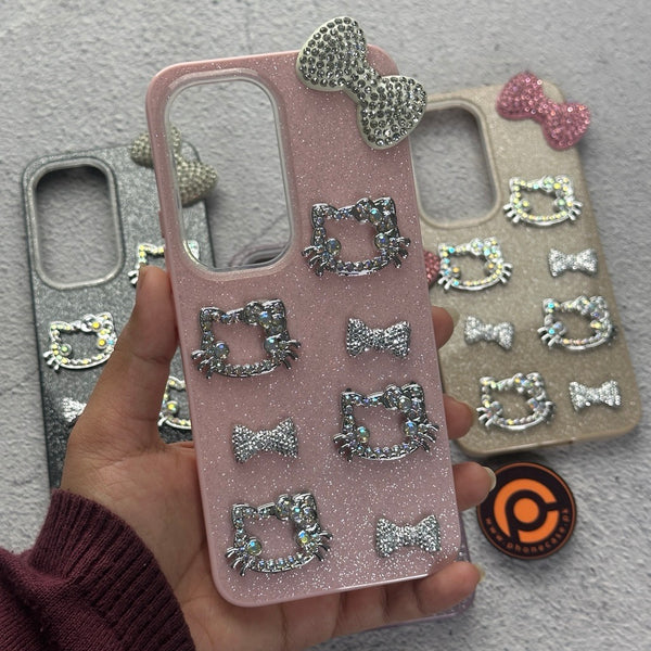 Tecno Spark 40 Pro Plus 4G - Cute Kitty Pookie Glitter Diamond Case
