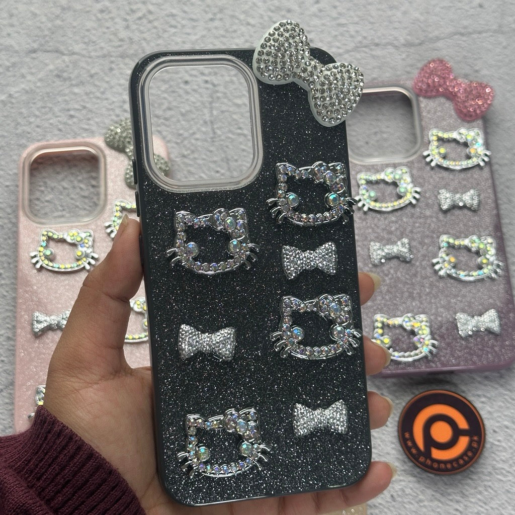 Oppo A6 Pro - Cute Kitty Pookie Glitter Diamond Case