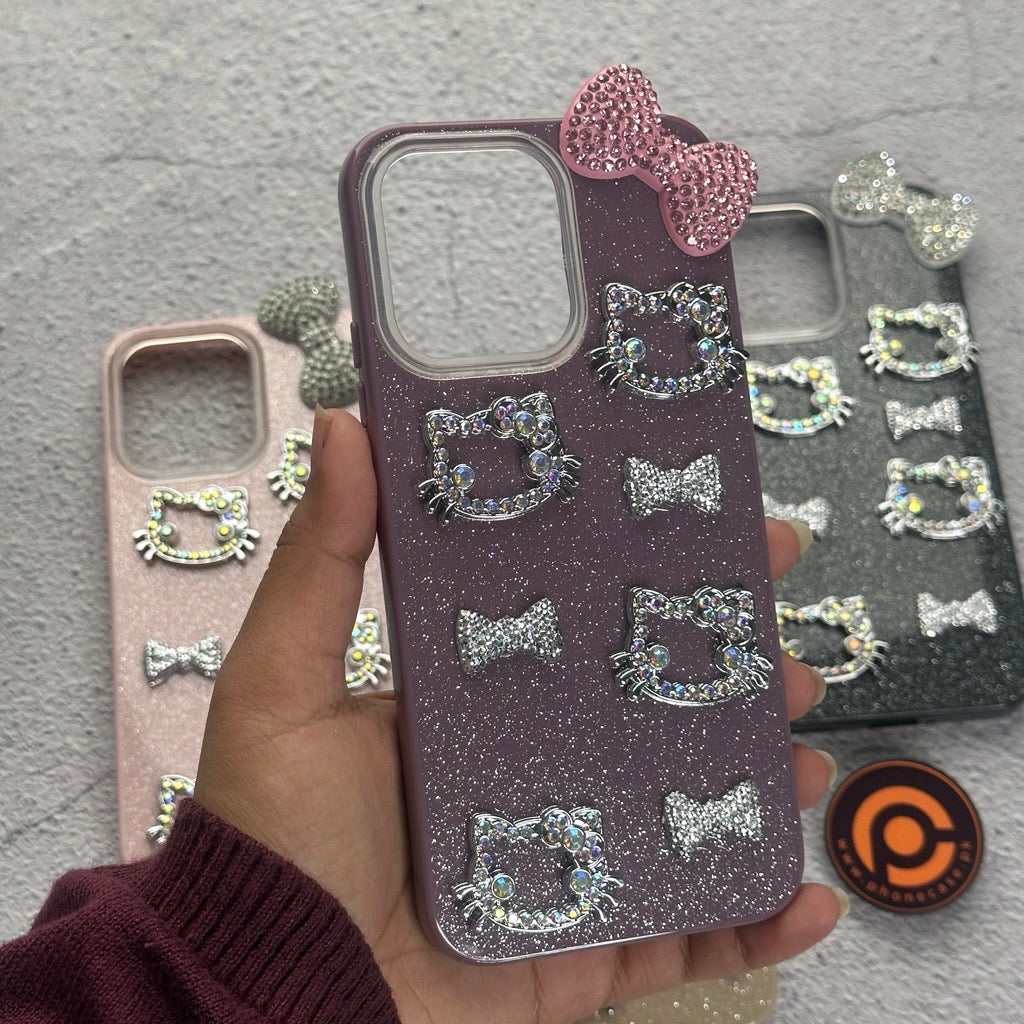 Oppo A6 Pro - Cute Kitty Pookie Glitter Diamond Case