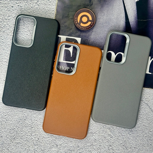 Samsung Galaxy A17 - Soft Leather Texture Slim TPU Case