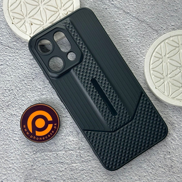 Oppo Reno 14 5G - Durable Anti-Fall Blackout TPU Back Cover with Camera Protection