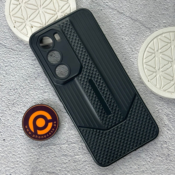 Infinix Hot 60 Pro - Durable Anti-Fall Blackout TPU Back Cover with Camera Protection