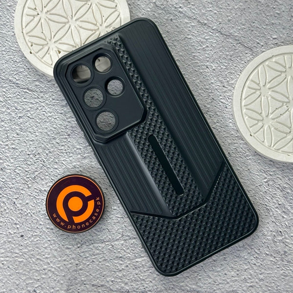 Itel Super 26 Ultra - Durable Anti-Fall Blackout TPU Back Cover with Camera Protection