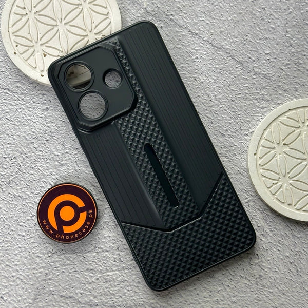 Vivo V60 Lite - Durable Anti-Fall Blackout TPU Back Cover with Camera Protection