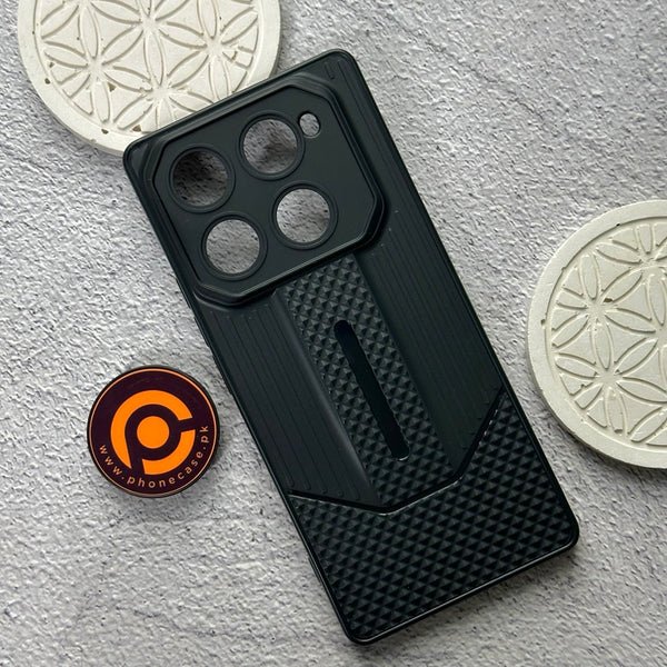 Infinix Note 40 Pro - Durable Anti-Fall Blackout TPU Back Cover with Camera Protection