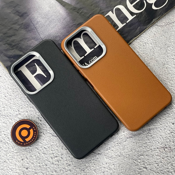 Redmi 15c/ Poco C85 - Soft Leather Texture Slim TPU Case