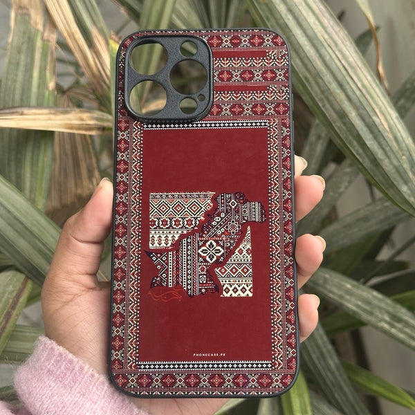 Sindhi Ajrak Art 11 - Pakistan Ajrak Legacy - Premium Phone Case - All Models