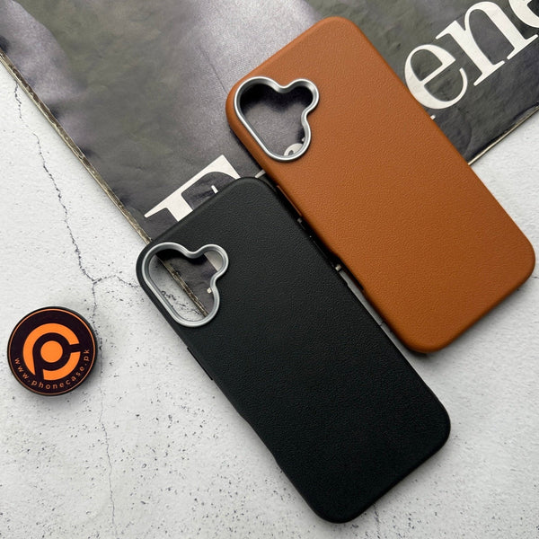 iPhone 17 - Soft Leather Texture Slim TPU Case