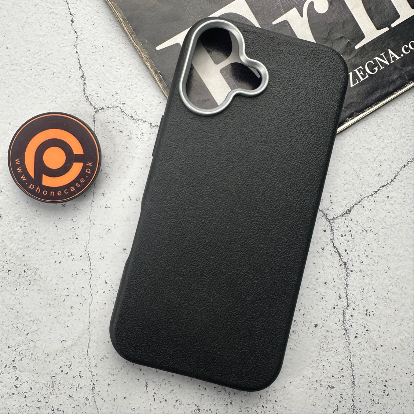 iPhone 17 - Soft Leather Texture Slim TPU Case