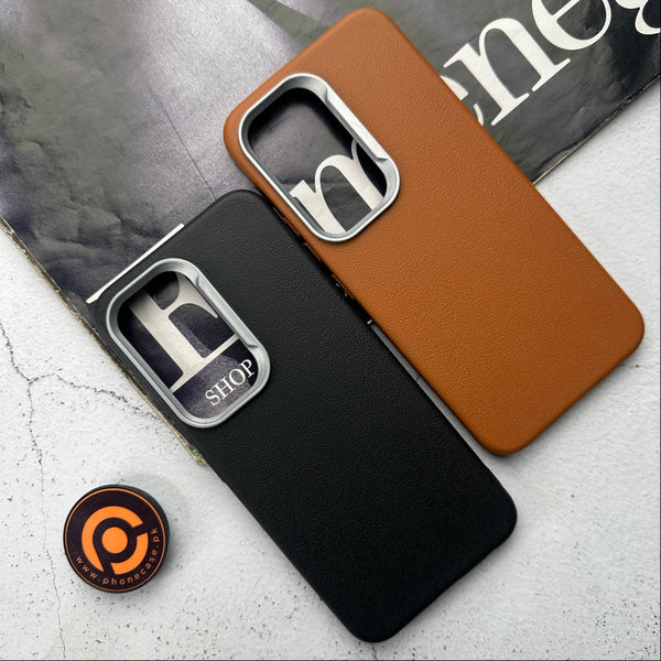 Tecno Spark 40 Pro - Soft Leather Texture Slim TPU Case