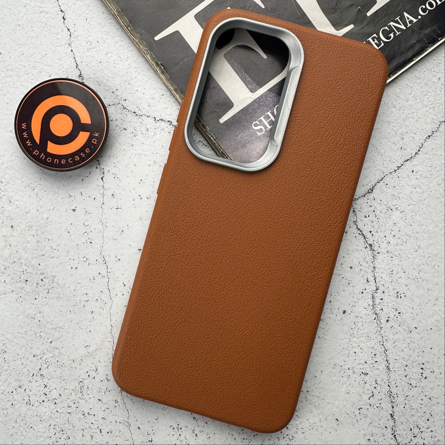 Tecno Spark 40 Pro - Soft Leather Texture Slim TPU Case