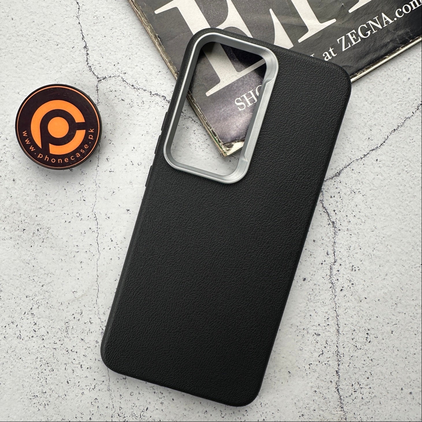 Tecno Spark 40 Pro - Soft Leather Texture Slim TPU Case