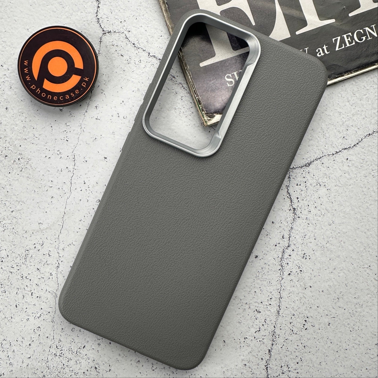 Tecno Spark 40 Pro Plus - Soft Leather Texture Slim TPU Case