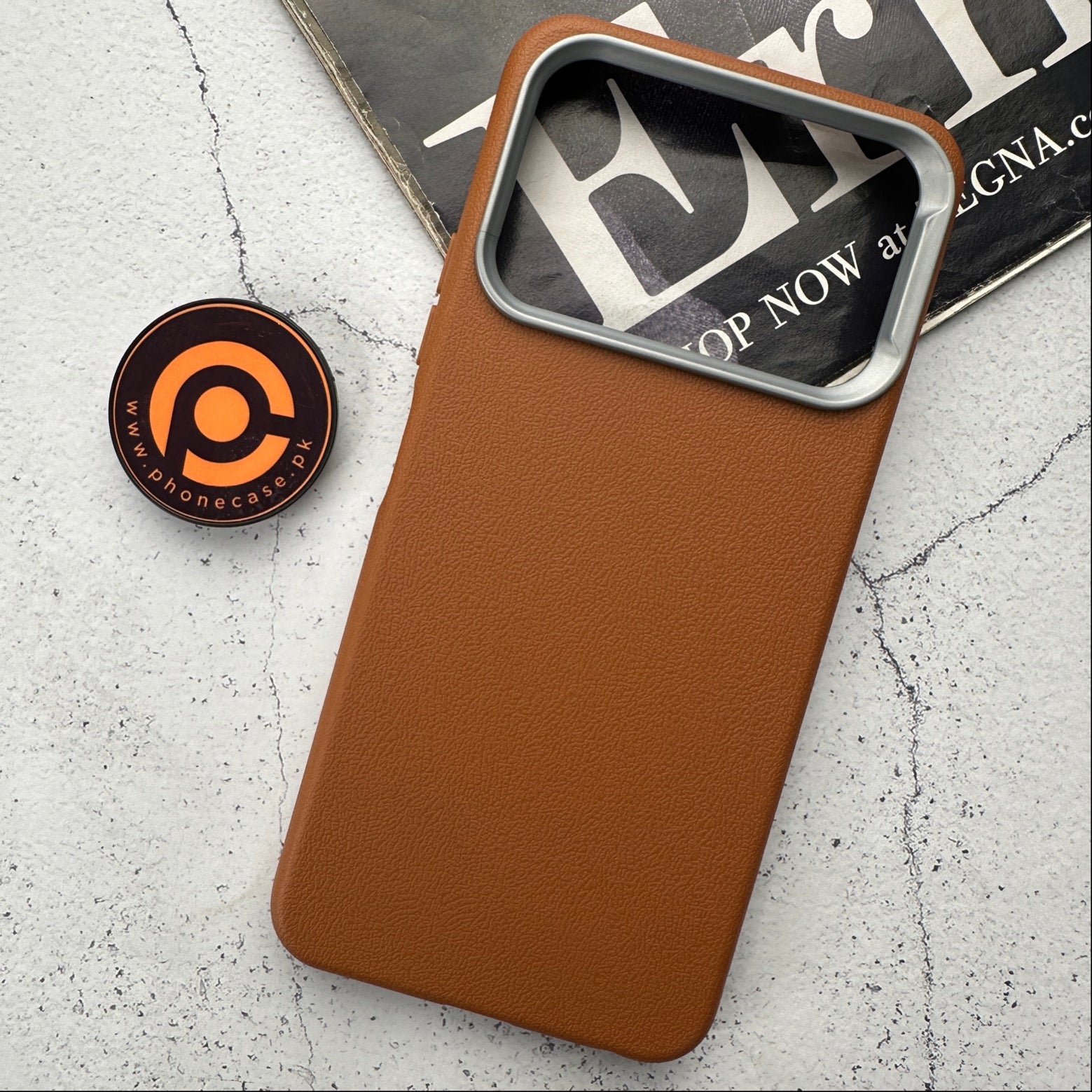 Tecno Spark 40 - Soft Leather Texture Slim TPU Case