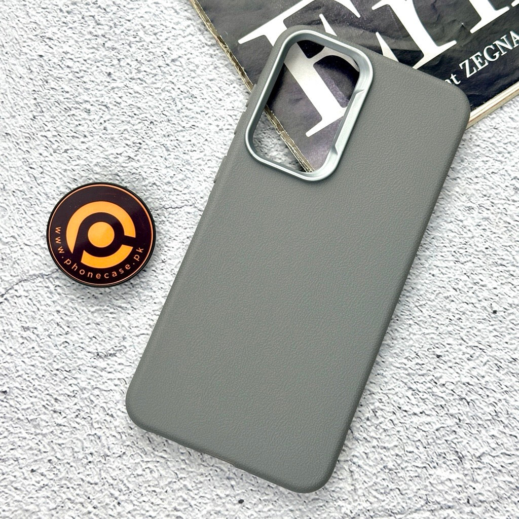 Samsung Galaxy S25 - Soft Leather Texture Slim TPU Case