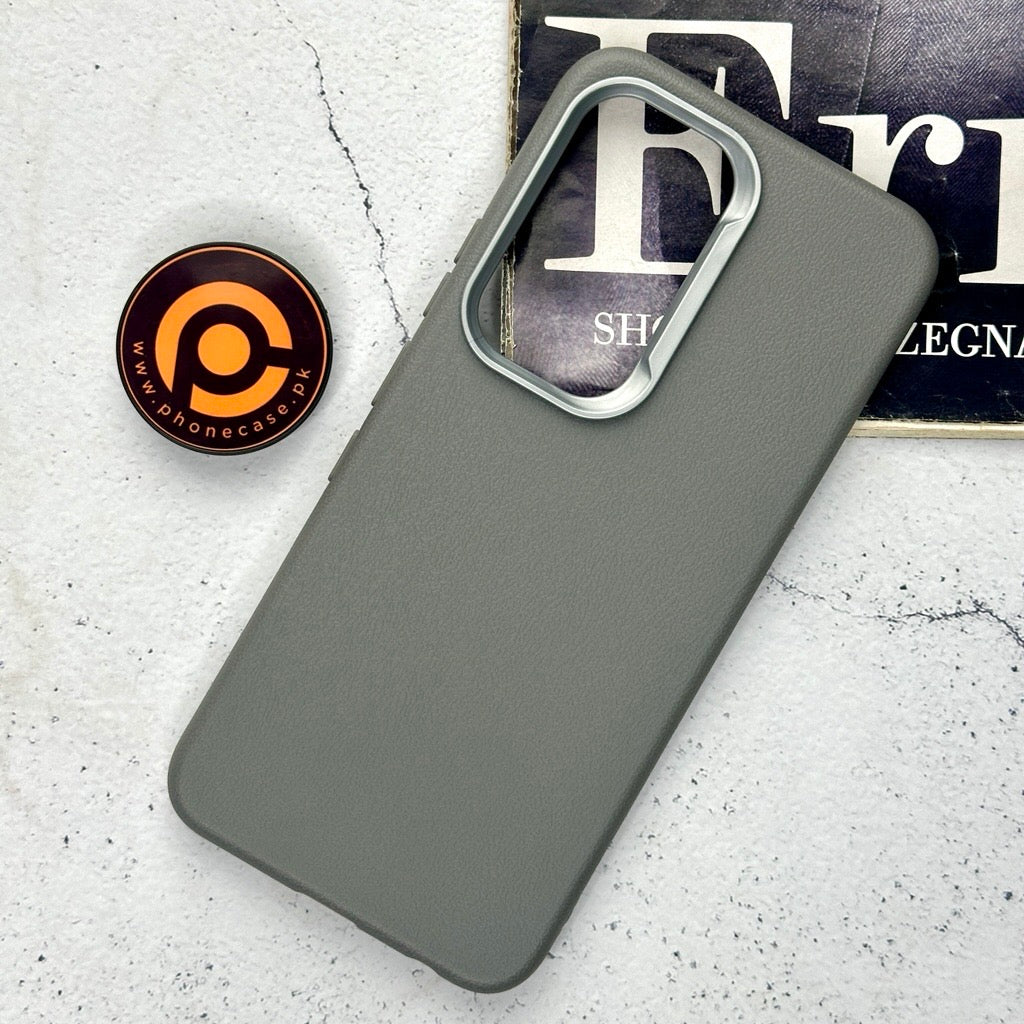 Infinix Hot 60 Pro - Soft Leather Texture Slim TPU Case