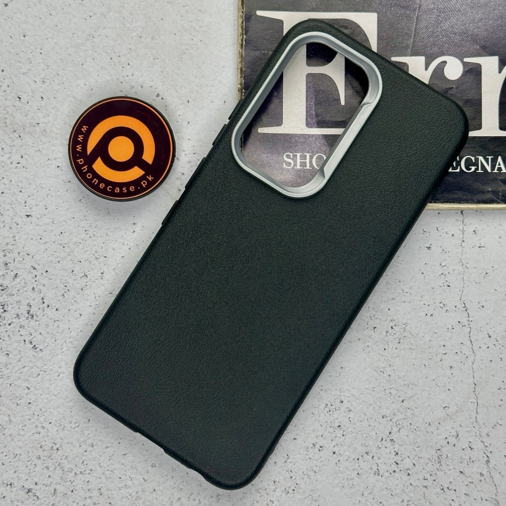 Infinix Hot 60 Pro - Soft Leather Texture Slim TPU Case