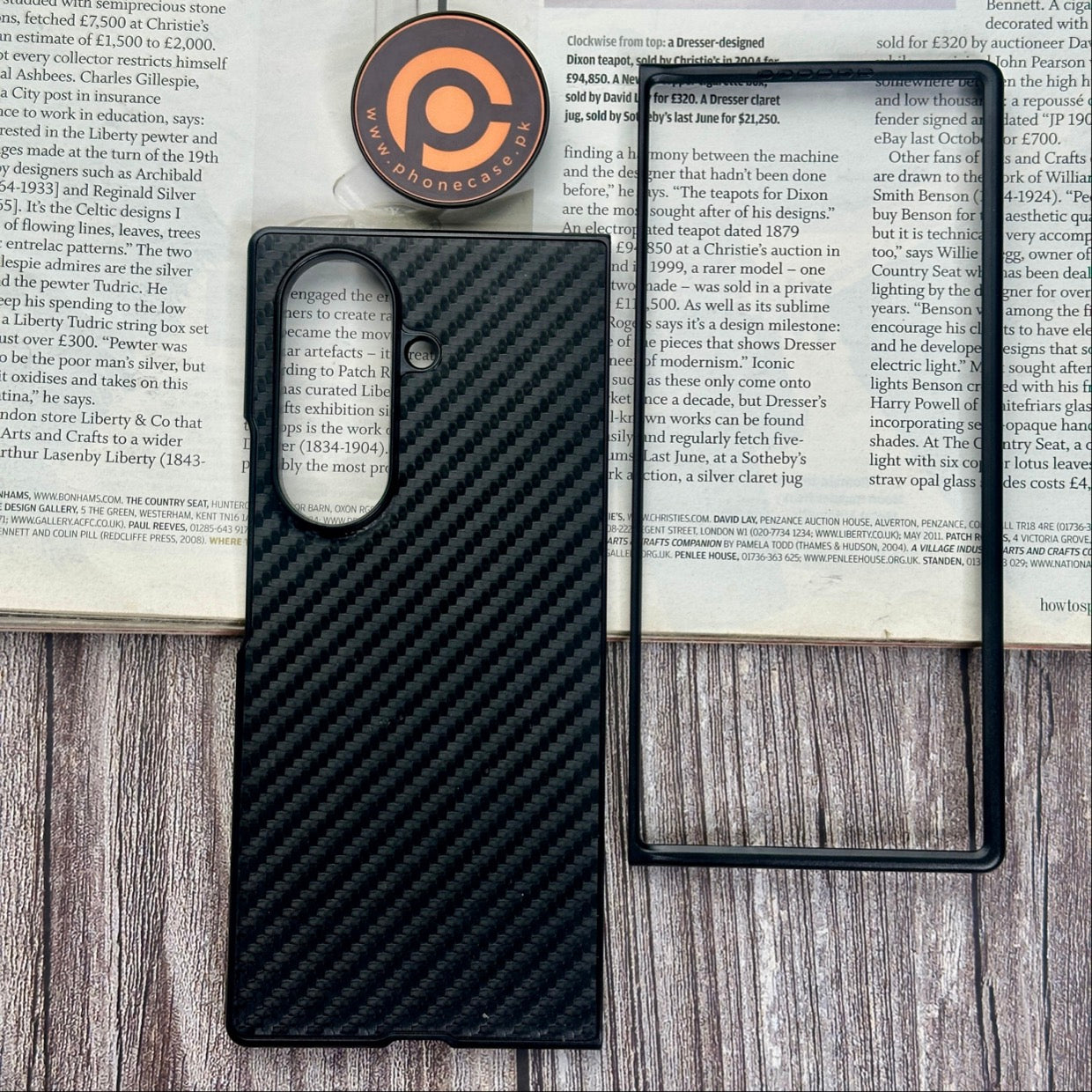 Samsung Galaxy Z Fold 7 - Premium Ultra Thin Carbon Fiber Pattern Case