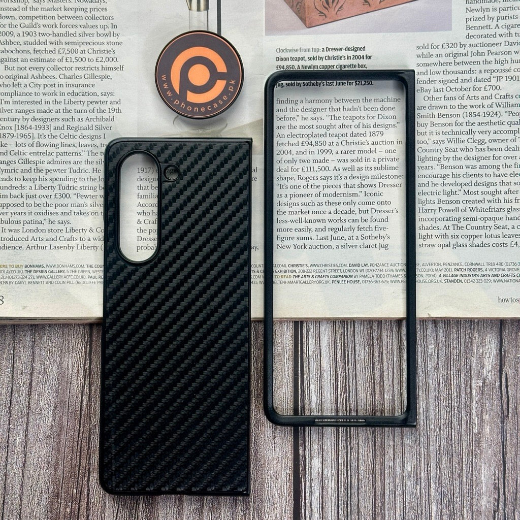 Samsung Galaxy Z Fold 5 - Premium Ultra Thin Carbon Fiber Pattern Case