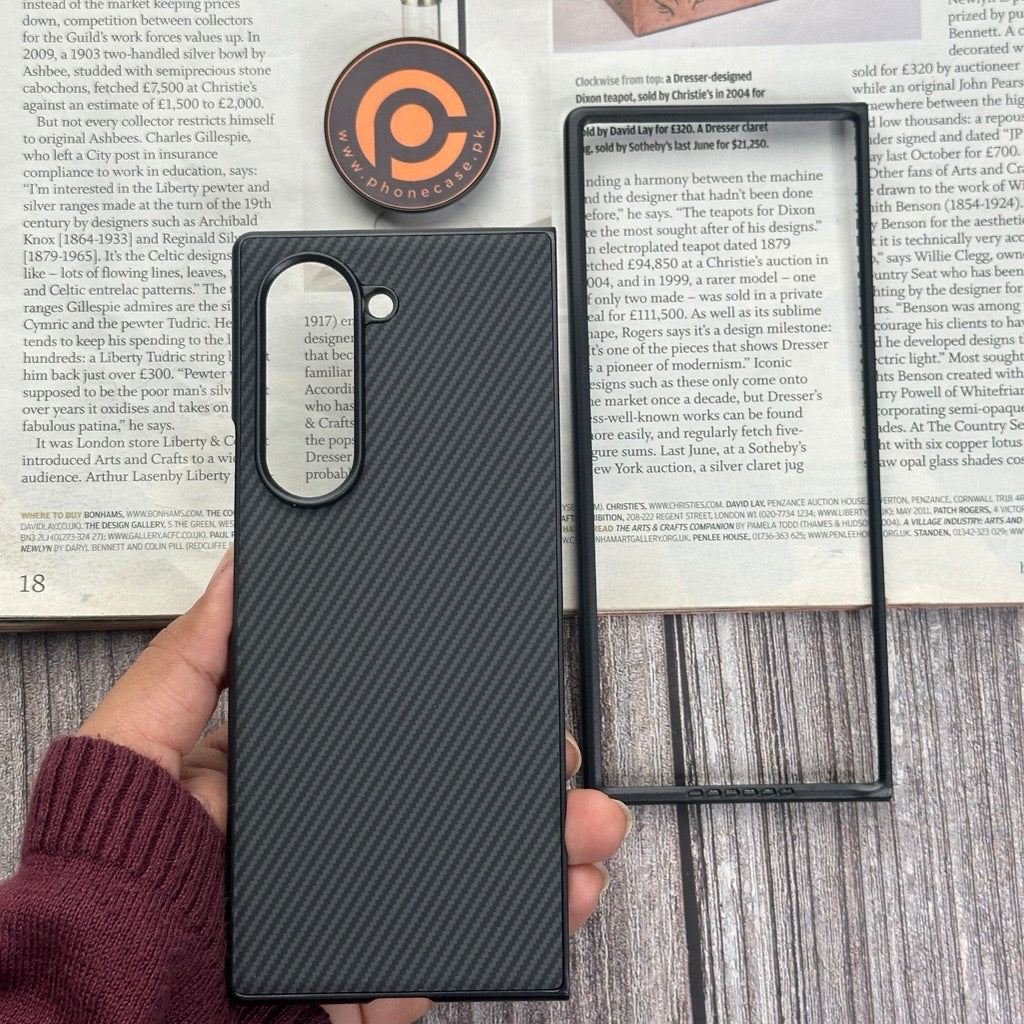 Samsung Galaxy Z Fold 6 - Premium Ultra Thin Carbon Fiber Pattern Case